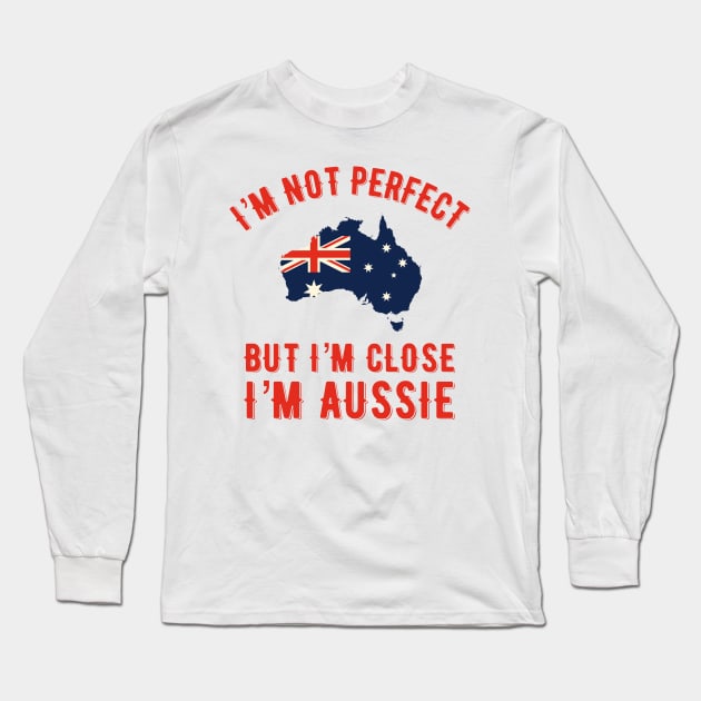 I’m Aussie Long Sleeve T-Shirt by MessageOnApparel